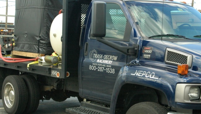 Truck with NEPCO logo