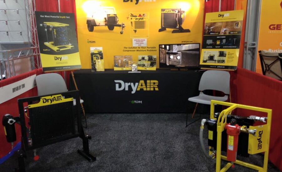 DryAir show booth at the 2016 Rental Show in Atlanta